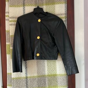 VINTAGE LEATHER JACKET FROM THE BIG 80s